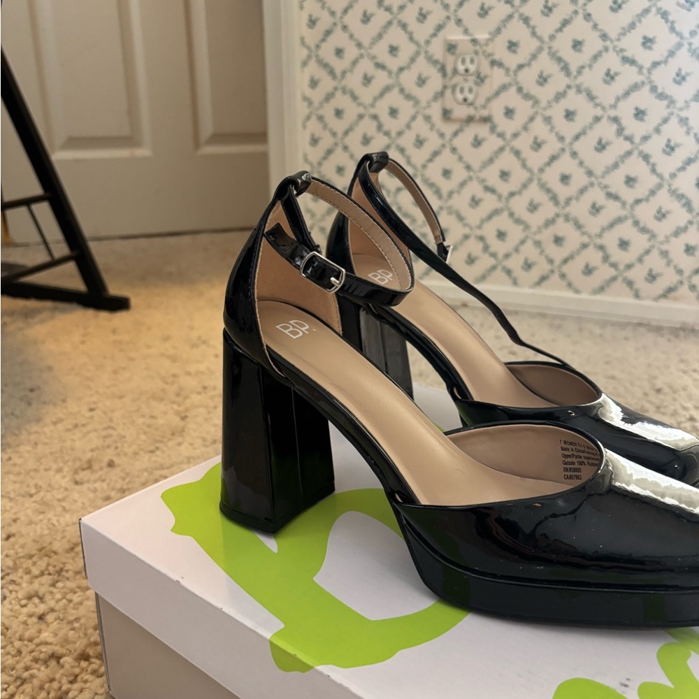 Black BP heels